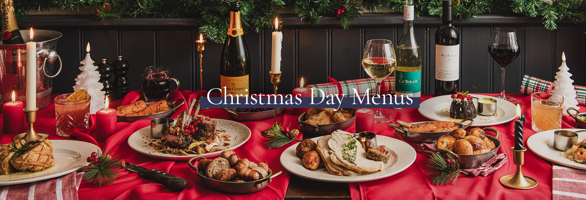 Christmas Day dinner at The Queen's Arms