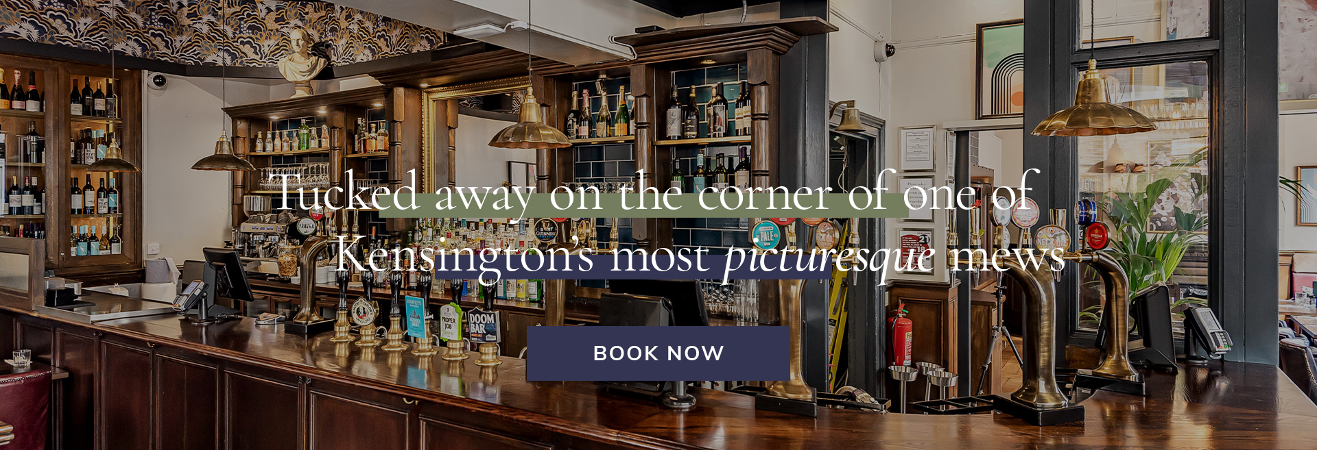 Join us at The Queen's Arms in London for delicious pub food